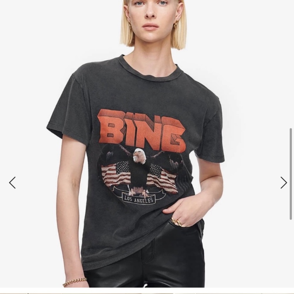 Anine Bing Vintage Eagle Tee